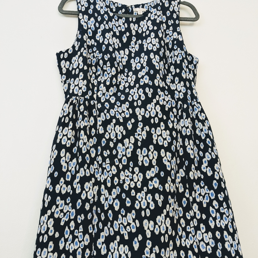 Gap Sleeveless Abstract Print Dress